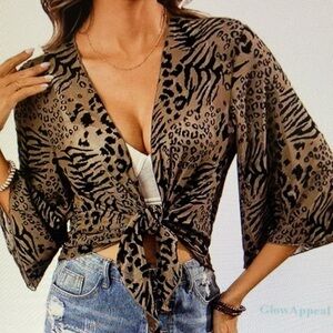 Two-Tone Gold & Silver Crystal Link Statement Ring